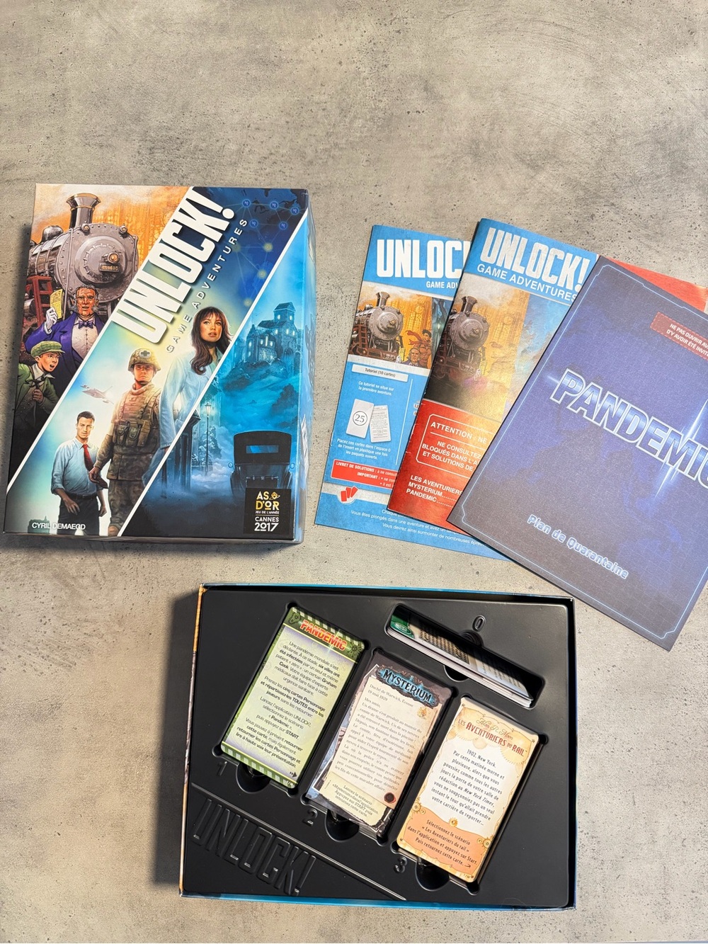 Unlock Game Adventures in french / en français - 3 histoires